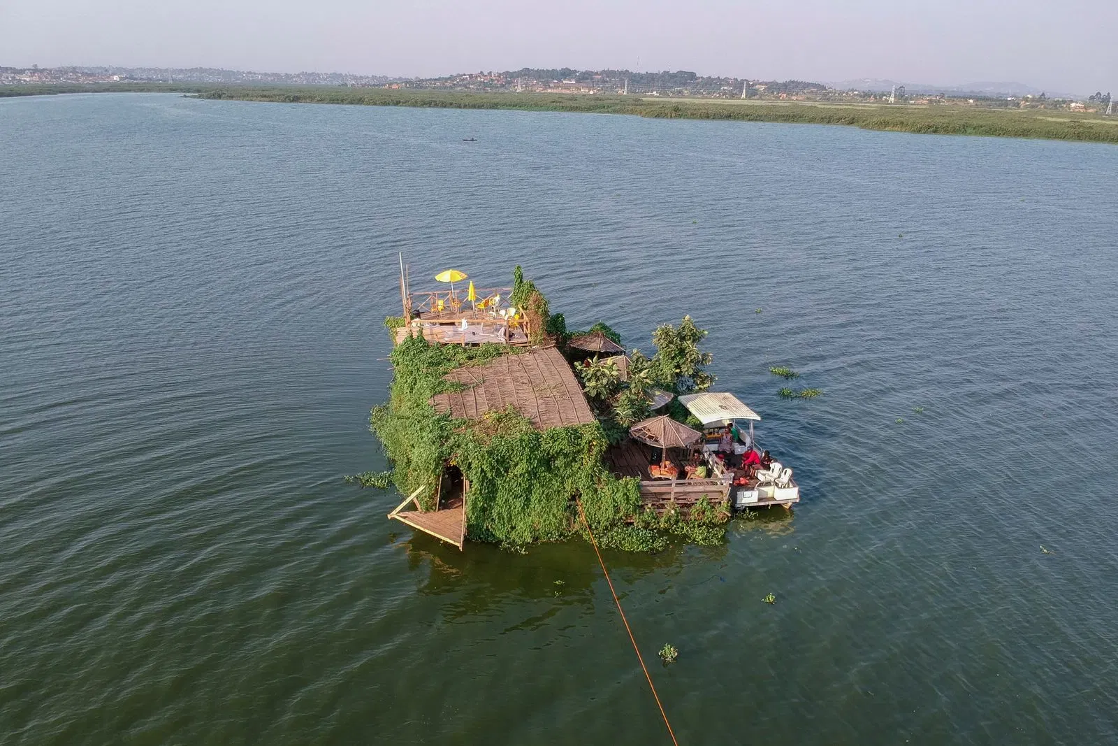 Floating Restaurant in Uganda Luzira. - Uganda Safaris | Gorilla ...