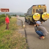 The Equator at Queen Elizabeth National Park, Uganda